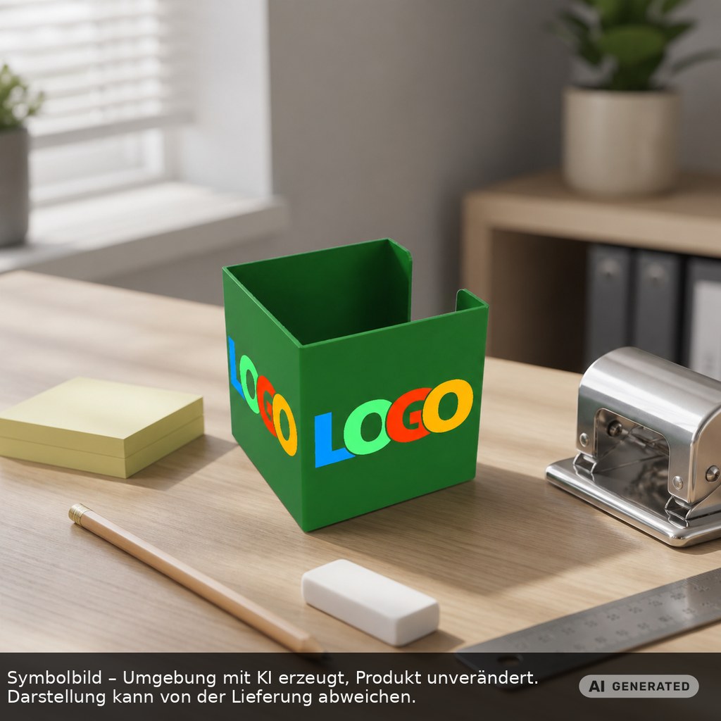 Zettelbox "Alpha" als Werbeartikel mit Logo bedrucken