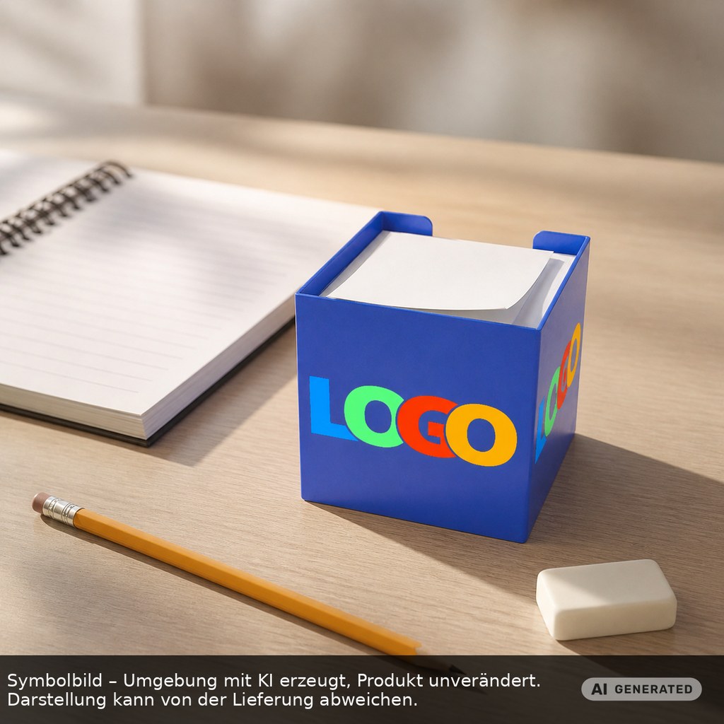 Zettelbox "Alpha" als Werbeartikel mit Logo bedrucken