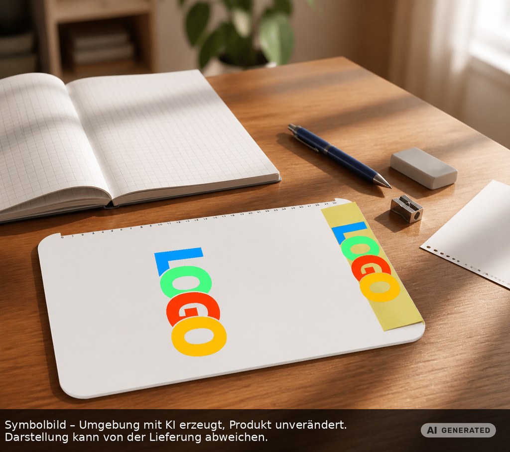 Klemmbrett DIN A4 "Alpha" als Werbeartikel mit Logo bedrucken