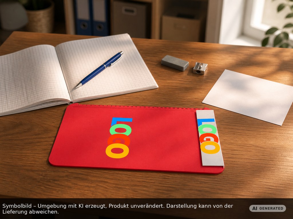 Klemmbrett DIN A4 "Alpha" als Werbeartikel mit Logo bedrucken