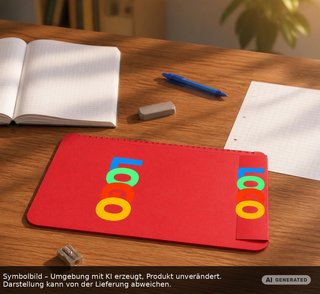 Klemmbrett DIN A4 "Alpha" als Werbeartikel mit Logo bedrucken
