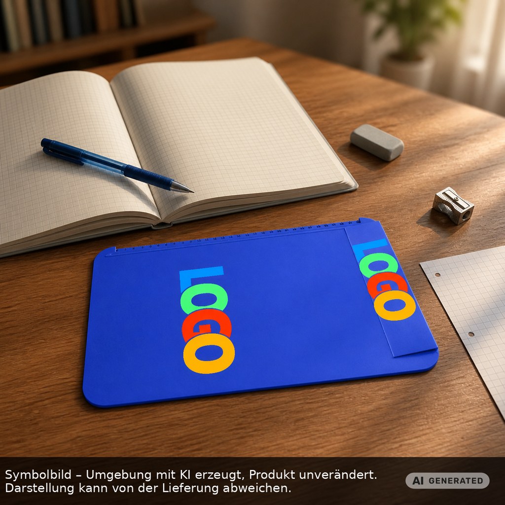 Klemmbrett DIN A4 "Alpha" als Werbeartikel mit Logo bedrucken