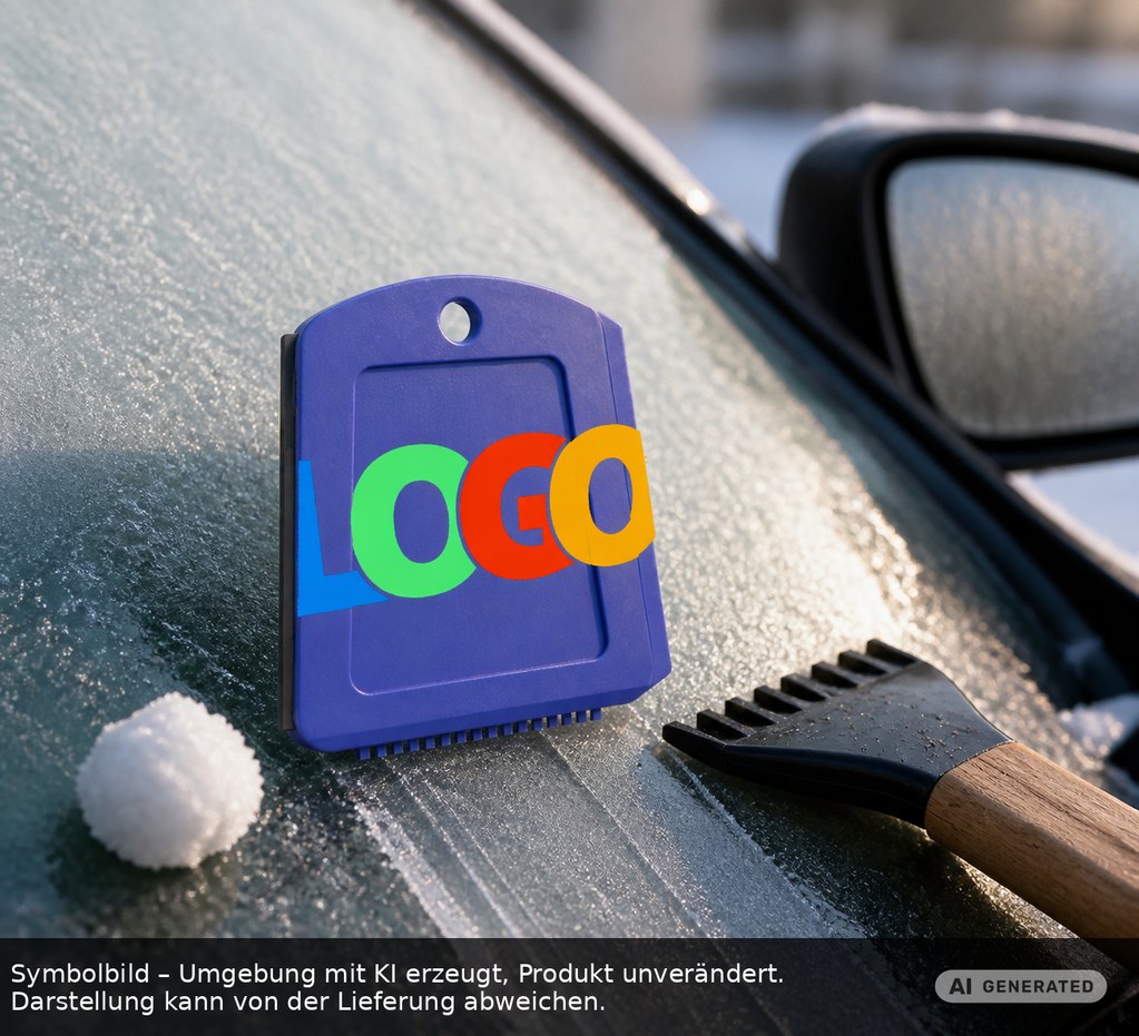 Eiskratzer Recycling "Alpha" als Werbeartikel mit Logo bedrucken