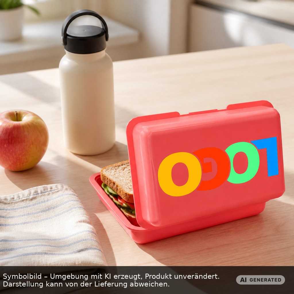 Brotdose/Butterdose als Werbeartikel mit Logo bedrucken