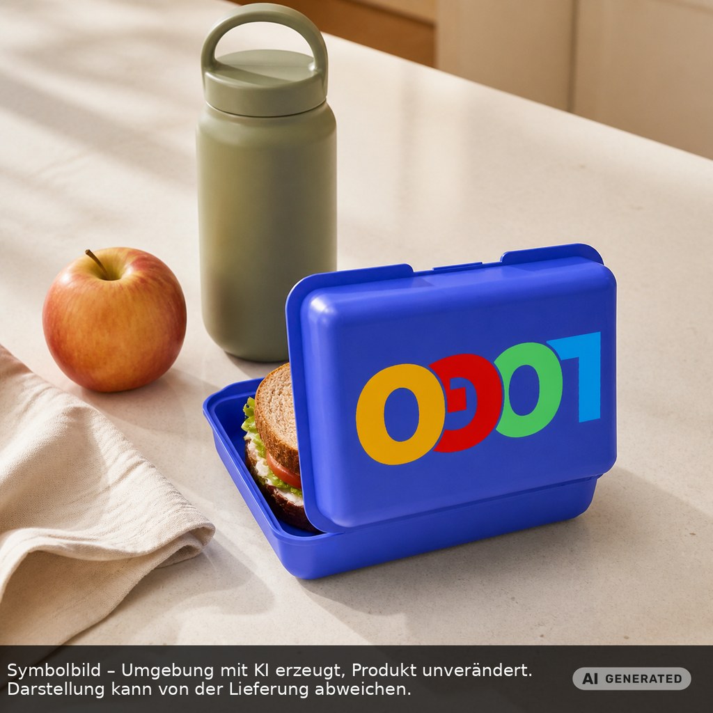 Brotdose/Butterdose als Werbeartikel mit Logo bedrucken