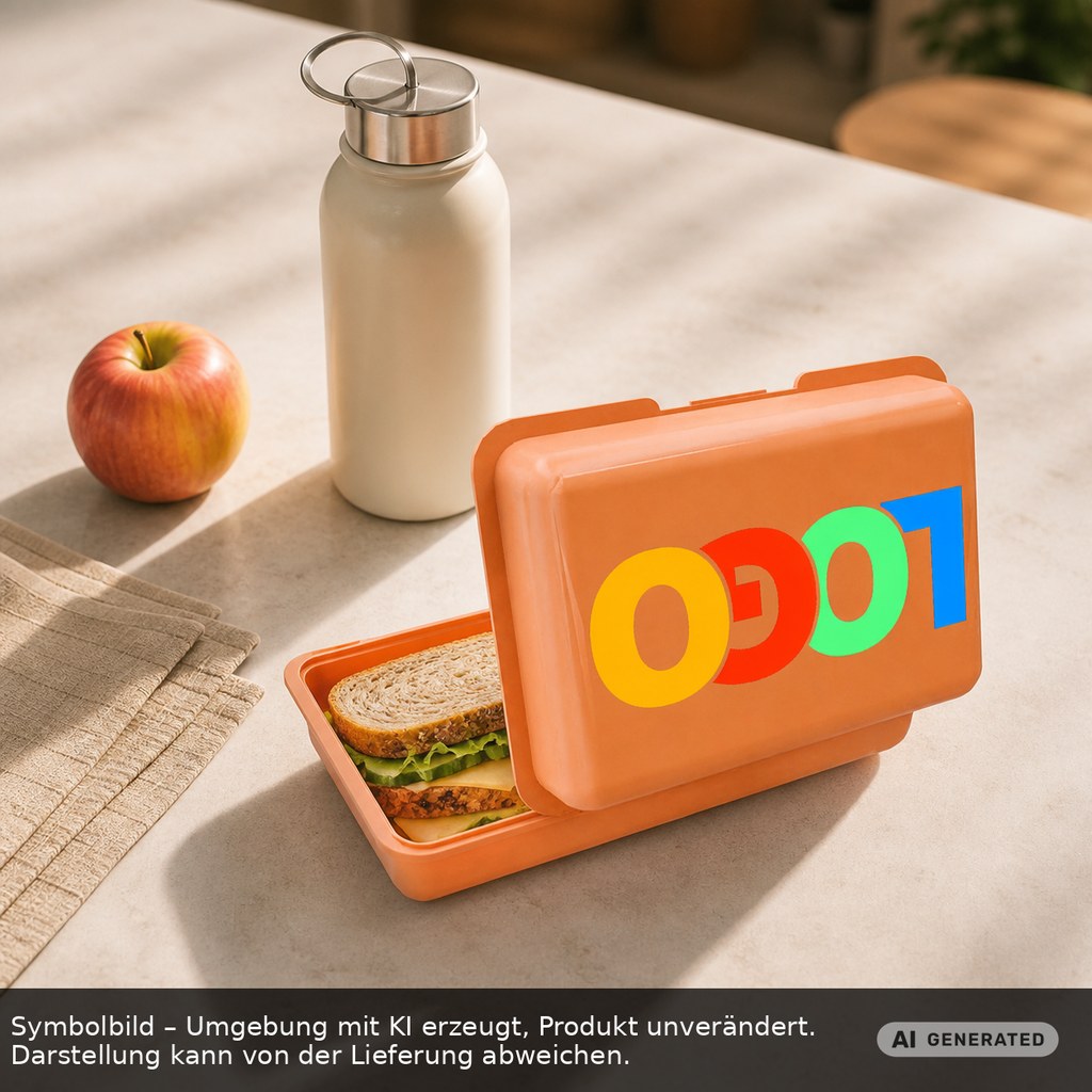 Brotdose/Butterdose als Werbeartikel mit Logo bedrucken