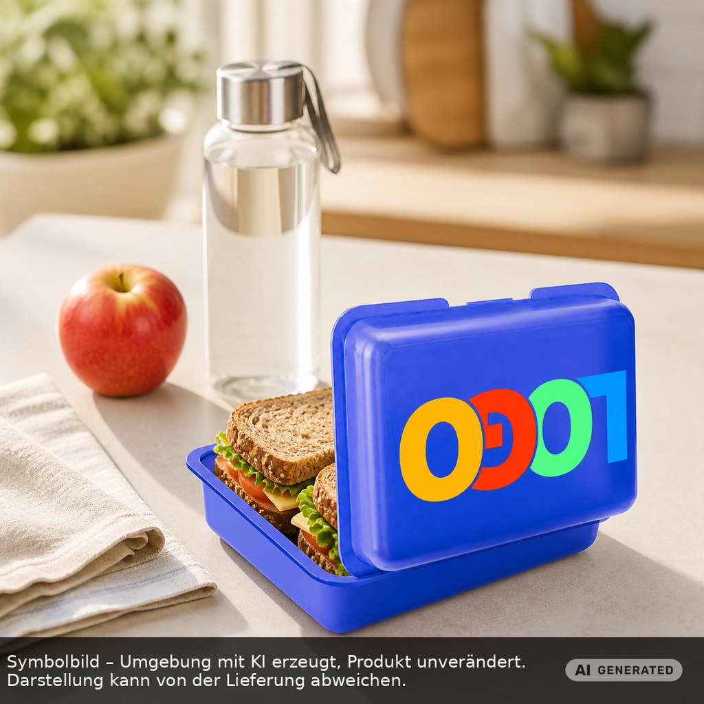 Brotdose/Butterdose als Werbeartikel mit Logo bedrucken