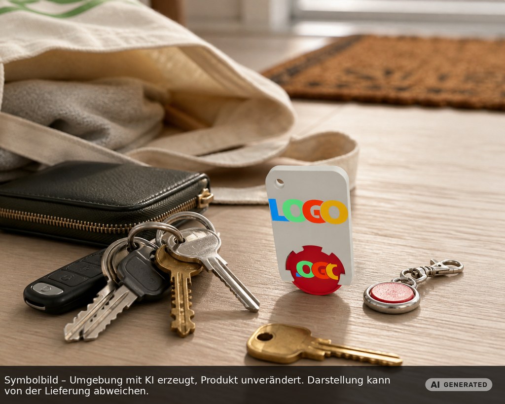 Chiphalter mit 1€-Chip "Beta" als Werbeartikel mit Logo bedrucken