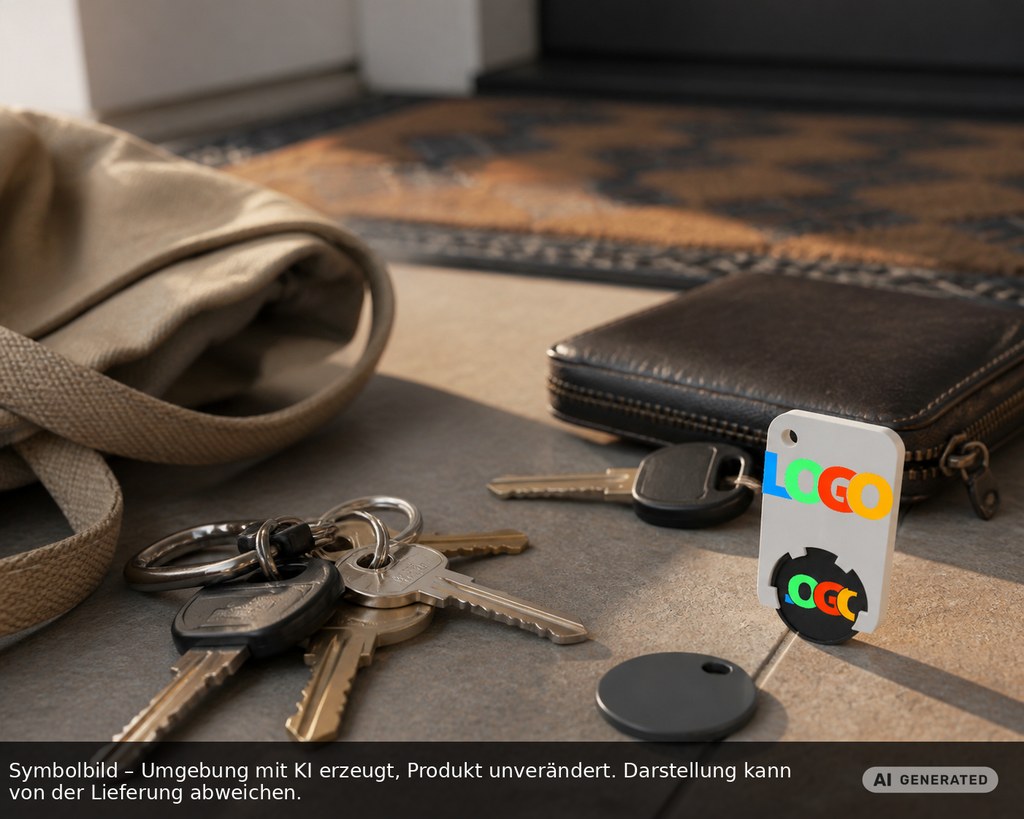 Chiphalter mit 1€-Chip "Beta" als Werbeartikel mit Logo bedrucken