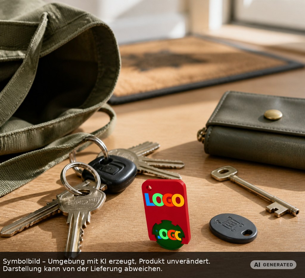 Chiphalter mit 1€-Chip "Beta" als Werbeartikel mit Logo bedrucken