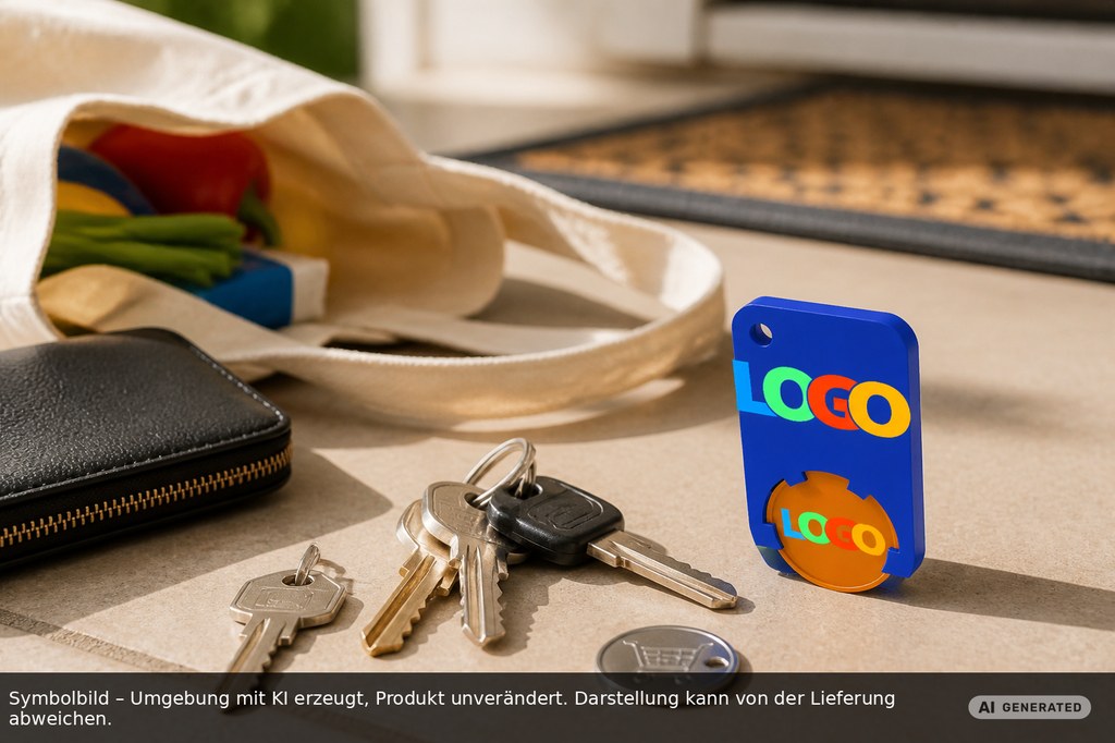 Chiphalter mit 1€-Chip "Beta" als Werbeartikel mit Logo bedrucken
