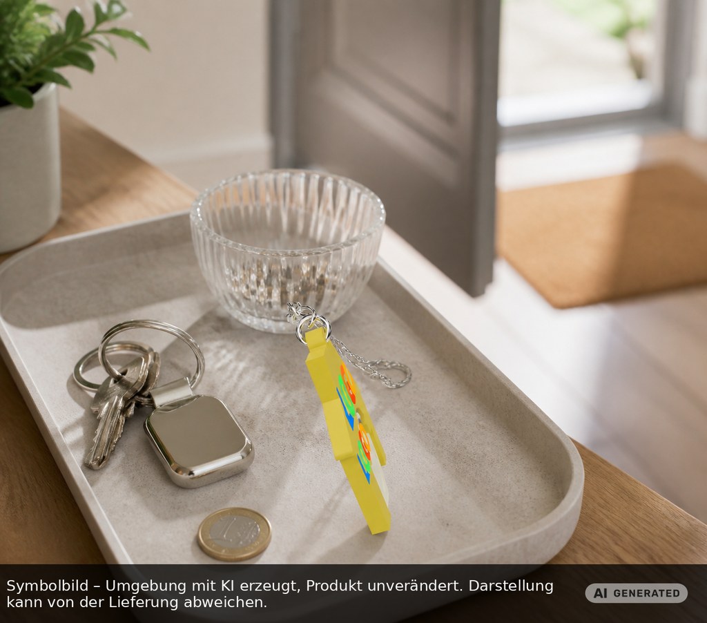 Chiphalter mit 1€-Chip "Haus" als Werbeartikel mit Logo bedrucken