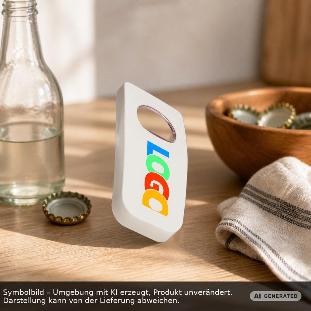Flaschenöffner "Beta" als Werbeartikel mit Logo bedrucken