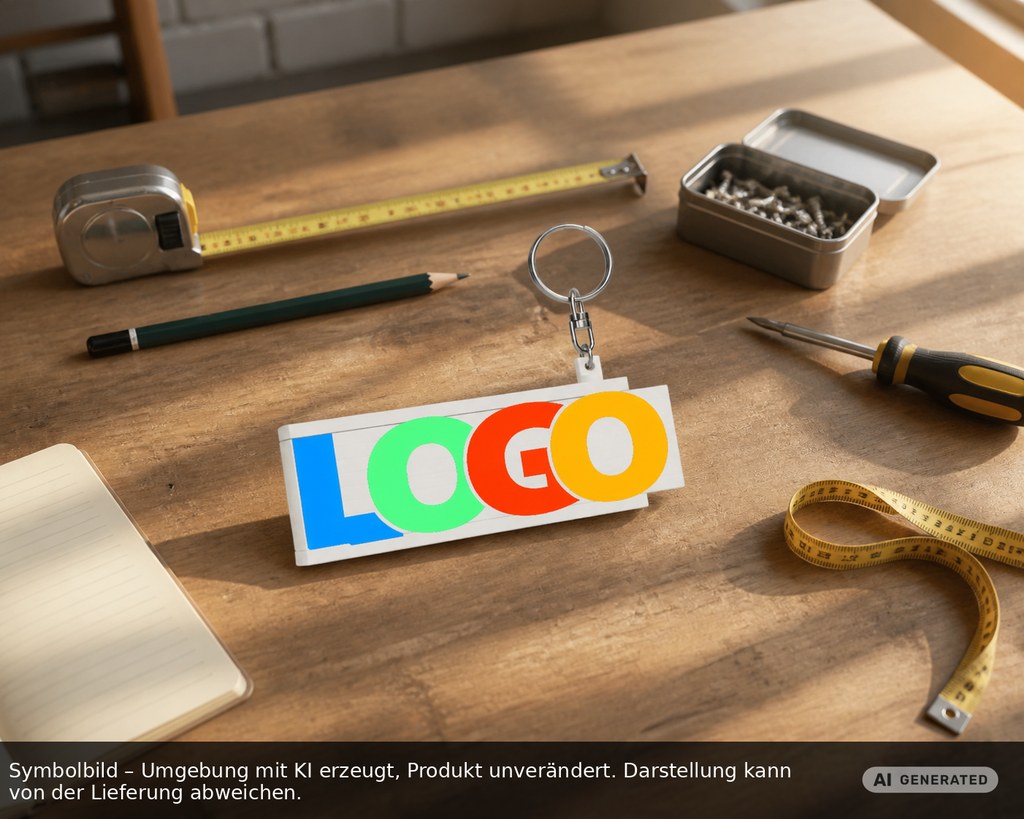 Zollstock Kunststoff, mini als Werbeartikel mit Logo bedrucken