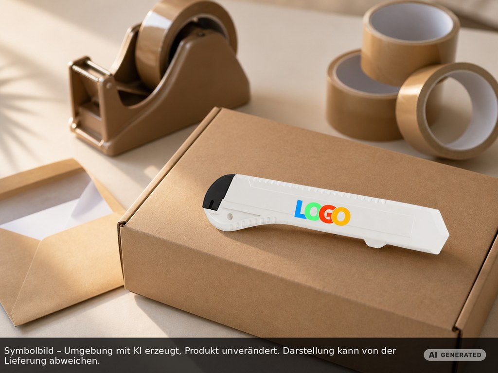 Cutter "Alpha" als Werbeartikel mit Logo bedrucken