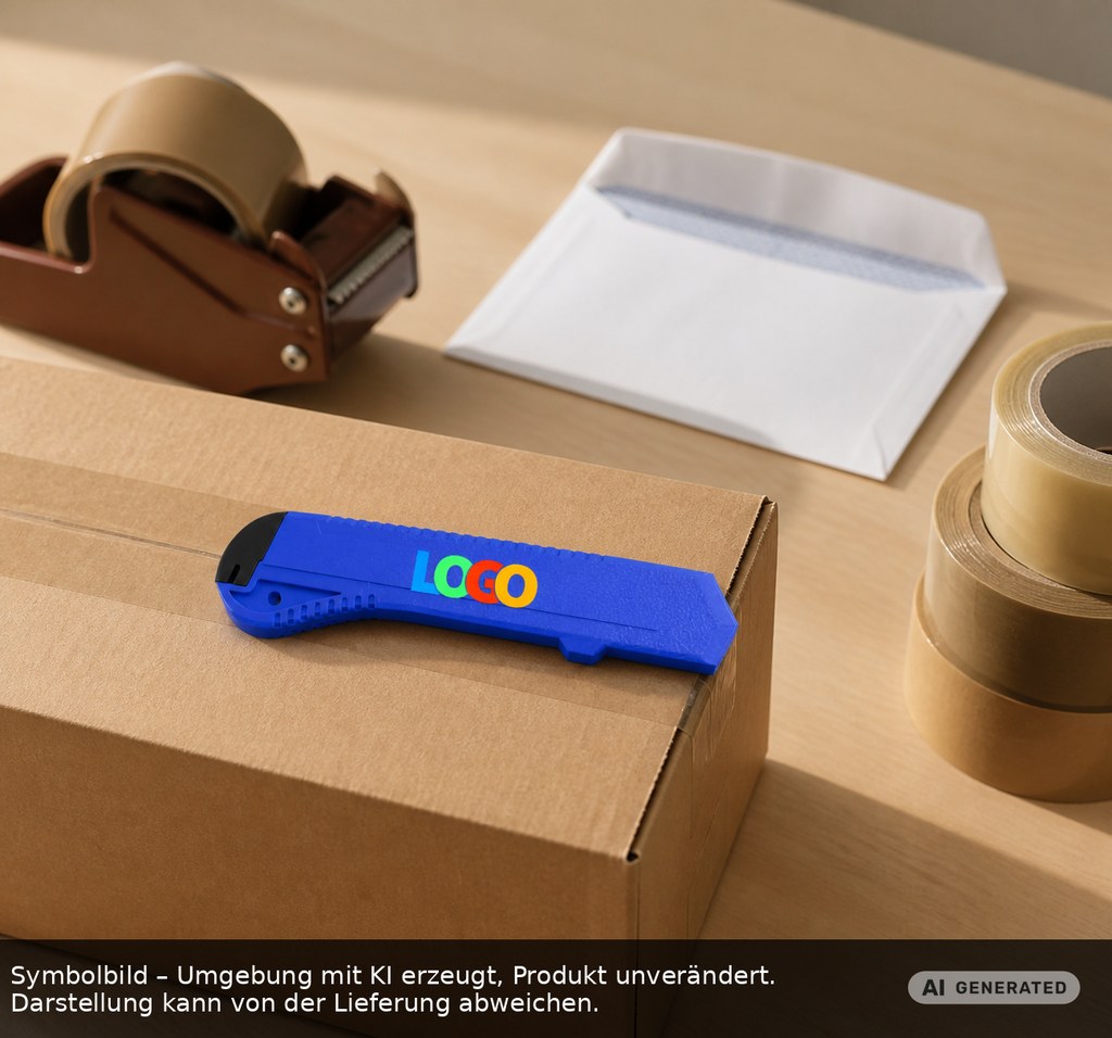 Cutter "Alpha" als Werbeartikel mit Logo bedrucken
