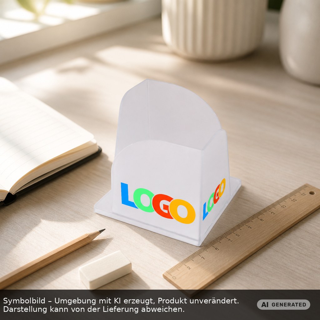 Zettelbox "Gamma" als Werbeartikel mit Logo bedrucken