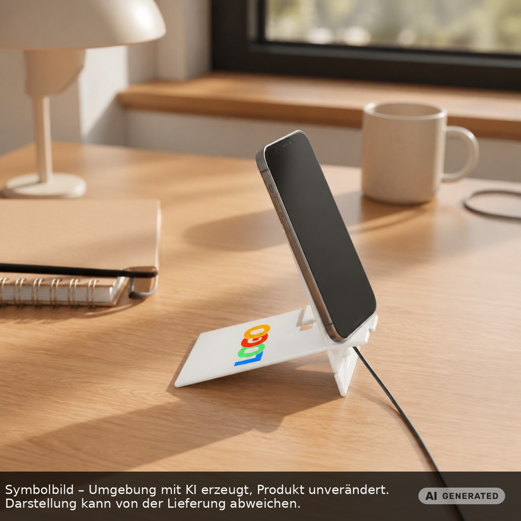 Smartphonehalter als Werbeartikel mit Logo bedrucken