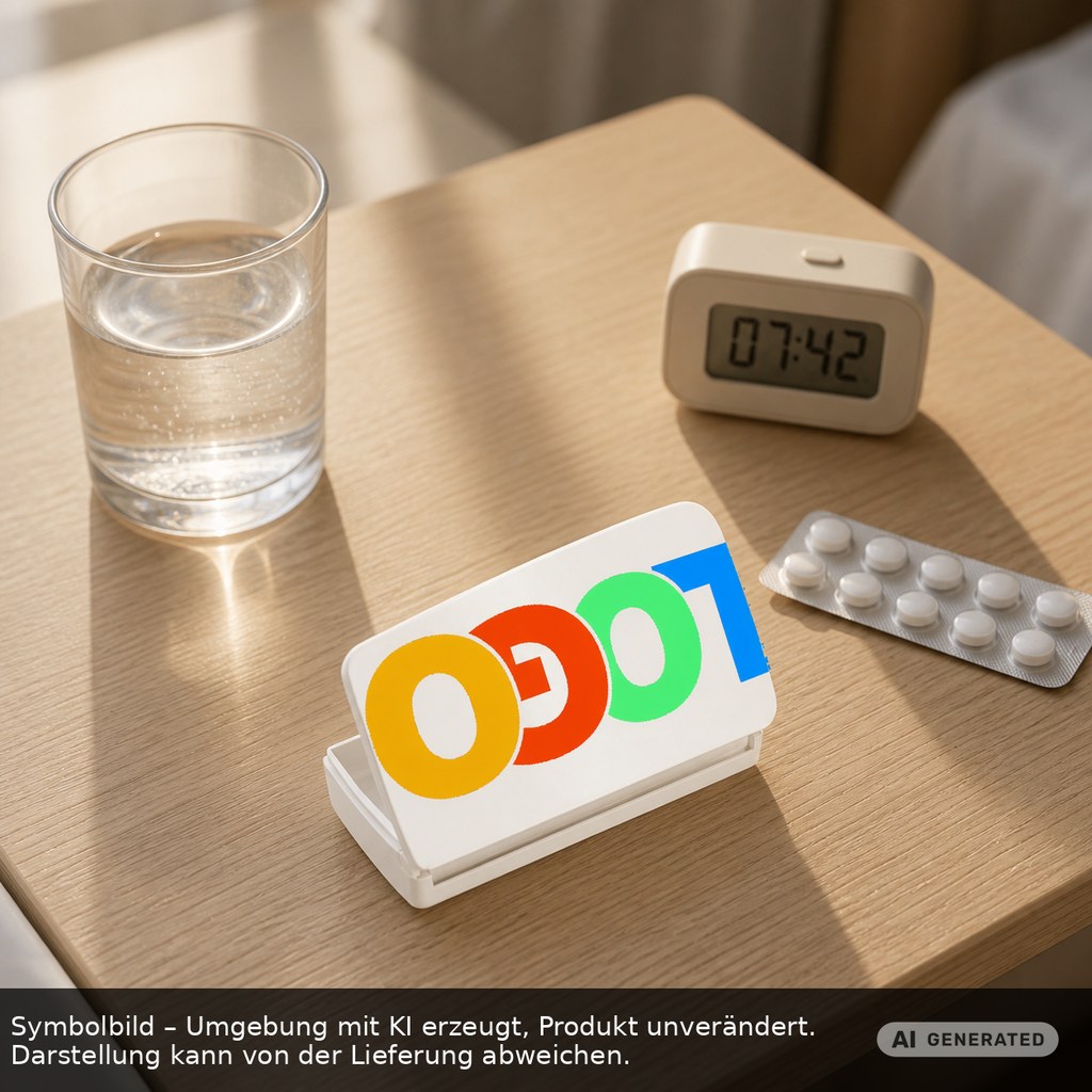 Pillendose "Alpha" als Werbeartikel mit Logo bedrucken