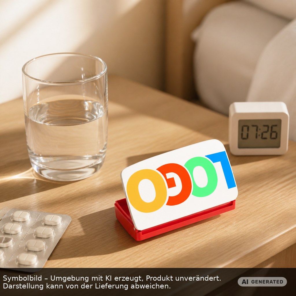 Pillendose "Alpha" als Werbeartikel mit Logo bedrucken