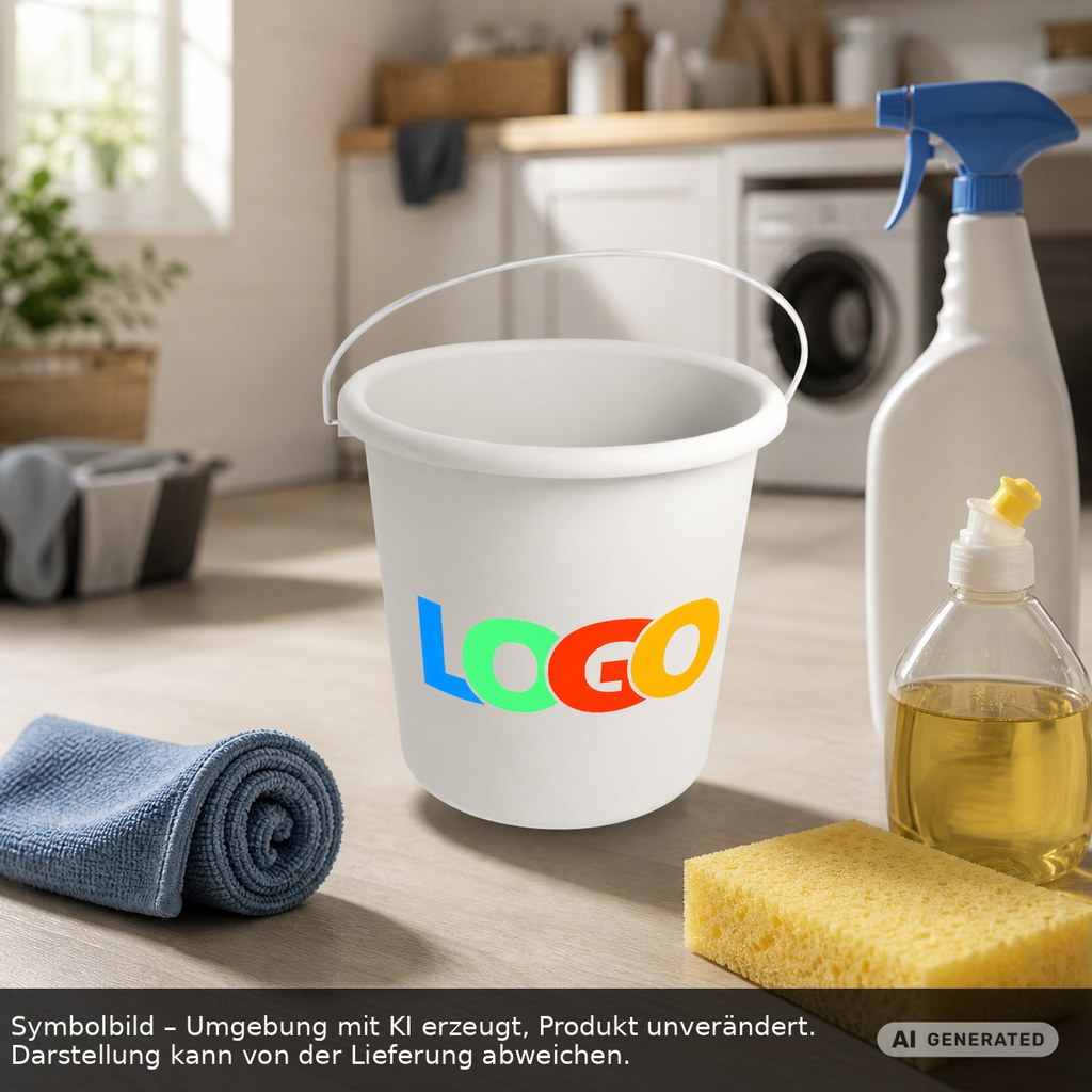 Eimer 10 l als Werbeartikel mit Logo bedrucken