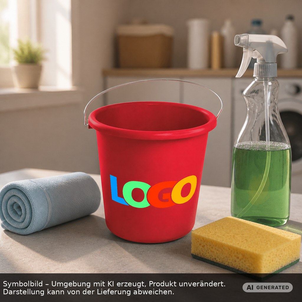 Eimer 10 l als Werbeartikel mit Logo bedrucken