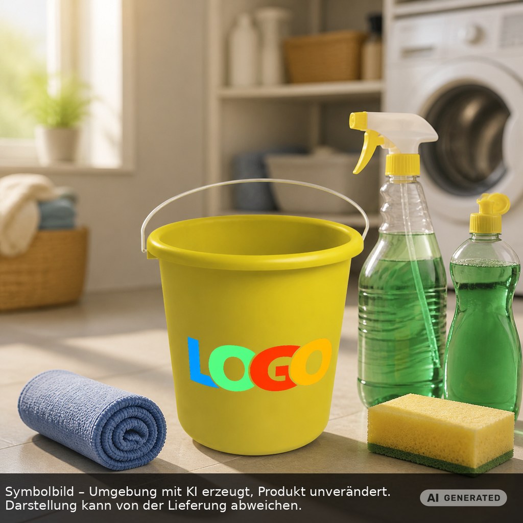Eimer 10 l als Werbeartikel mit Logo bedrucken