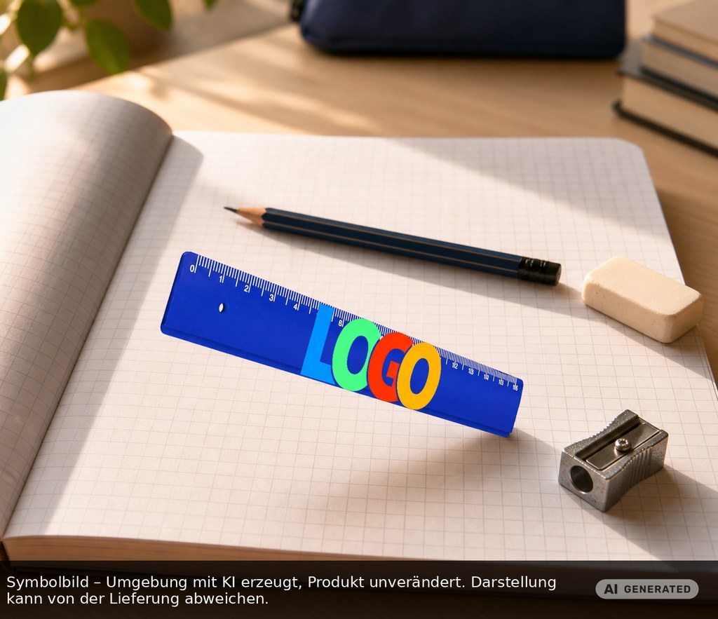 Lineal 16 cm - EXPRESSDRUCK als Werbeartikel mit Logo bedrucken